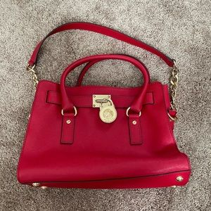 Red Michael Kors Bag
